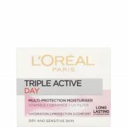 L'Oreal Paris Dermo Expertise Triple Active Day Multi-Protection Moisturiser - Dry / Sensitive Skin (50 ml)