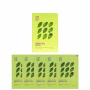 Holika Holika Pure Essence Mask Sheet (5 Masks) 155ml (Various Options) - Green Tea