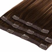 Beauty Works Deluxe Clip-In 18 Inch Hair Extensions (Various Colours) - Brond'mbre