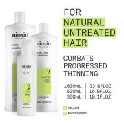 NIOXIN Scalp and Hair Thickening System 2 Conditioner for Natural Hair with Progressed Thinning 1L