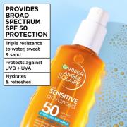 Garnier Ambre Solaire Sensitive Advanced Sun Protection Water SPF50 150ml
