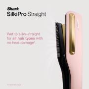 Shark SilkiPro Straight Hair Straightener + Dryer in One Tool - Rose Petal