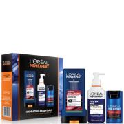 L'Oréal Paris Men Expert Hydrating Essentials Gift Set: Shower Gel, Cleanser and Moisturiser Complete Grooming Trio