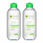 Garnier Micellar Water Facial Cleanser Combination Skin 400ml Duo Pack