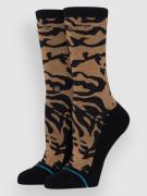 Stance Animalistic Crew Strømper brun