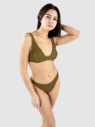 Rip Curl Sunshine Crop Bikini overdel grøn