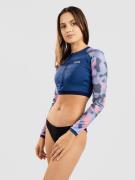 Ion Shorty Longsleeve Rash Guard blå