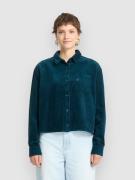 Volcom Weellow Cord Skjorte blå