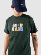 Pass Port Patchwork T-shirt grøn