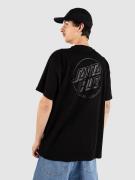 Santa Cruz Tonal Opus Dot Stripe T-shirt sort