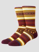 Stance Windy Pine Crew Socks rød