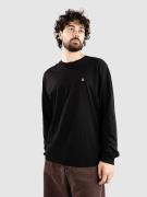 Volcom Stone Blanks Bsct Langærmet t-shirt sort