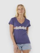 Rip Curl Keepsakes V-Neck T-shirt blå