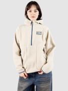 Passenger Maine 2.0 1/2 Zip Recycled Sherpa Half-Zip Fleecepullover hvid