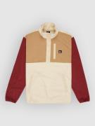 Quiksilver No Destination Block Half-Zip Fleecepullover brun