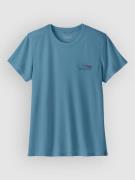 Patagonia Cap Cool Trail - Stratapeaks T-shirt blå
