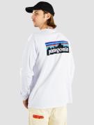 Patagonia P-6 Logo Responsibili Langærmet t-shirt blå