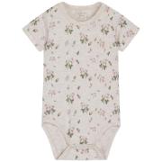 Hust&Claire Bue Blomstret Babybody Old Rosie | Beige | 56 cm