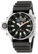 Citizen Herreur JP2000-08E Aquatimer Sort/Gummi