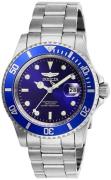 Invicta Herreur 26971 Pro Diver Blå/Stål Ø40 mm
