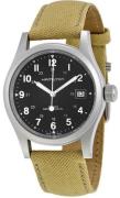 Hamilton Herreur H69439933 Khaki Field Sort/Tekstil Ø38 mm