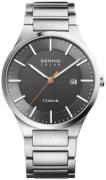 Bering Herreur 15239-779 Solar Grå/Titanium Ø39 mm