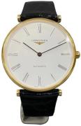 Longines L4.918.2.11.2 La Grande Classique De Hvid/Læder Ø38 mm