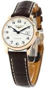 Longines Dameur L2.257.8.78.3 Master Sølvfarvet/Læder Ø29 mm