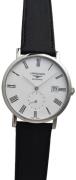 Longines L4.812.4.11.0 Elegant Hvid/Læder Ø39 mm