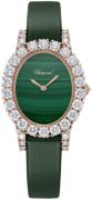 Chopard Dameur 139384-5011 Diamond Hour Grøn/Satin Ø29.4 mm