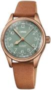 Oris 01 754 7749 3167-07 5 17 66BR Aviation Grøn/Læder Ø36 mm