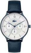 Lacoste Herreur 2011140 Club Hvid/Læder Ø42 mm