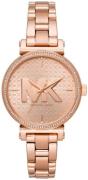 Michael Kors Dameur MK4335 Sofie Rosa guldfarvet/Rosaguldtonet stål