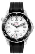 Omega Herreur 210.32.42.20.04.001 Seamaster Diver 300M Hvid/Gummi