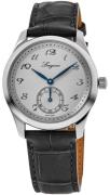 Longines Herreur L2.843.4.73.2 Master Collection Sølvfarvet/Læder
