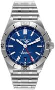 Breitling Herreur A32398101C1A1 Chronomat Automatic Gmt 40 Blå/Stål