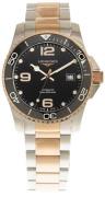 Longines Herreur L3.781.3.58.7 Hydroconquest Sort/Rosaguldtonet stål
