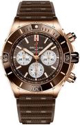 Breitling Herreur RB0136E31Q1S1 Chronomat B01 44 Brun/Gummi Ø44 mm