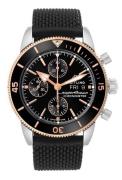 Breitling Herreur U13313121B1S1 Superocean Heritage Ii 44 Sort/Gummi