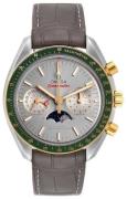 Omega Herreur 304.23.44.52.06.001 Speedmaster Moonwatch Grå/Læder