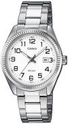 Casio Dameur LTP-1302PD-7BVEG Collection Hvid/Stål Ø34 mm