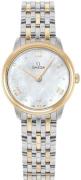 Omega Dameur 434.20.28.60.05.001 De Ville Prestige Hvid/18 karat guld