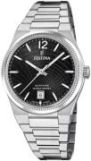 Festina Dameur F20052-8 Swiss Made Sort/Stål Ø35 mm