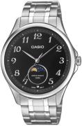 Casio Herreur MTP-M110D-1AVER Timeless Collection Sort/Stål Ø42 mm