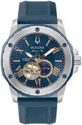 Bulova Herreur 98A282 Marine Star Blå/Gummi Ø45 mm