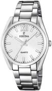 Festina Dameur F20622-1 Boyfriend Sølvfarvet/Stål Ø36.8 mm