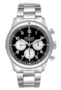 Breitling Herreur AB0117131B1A1 Navitimer Chronograph Sort/Stål Ø43