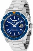 Invicta Herreur 36781 Pro Diver Blå/Stål Ø44 mm
