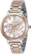 Invicta Dameur 31087 Angel Hvid/Rosaguldtonet stål Ø39 mm