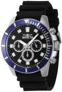 Invicta Herreur 46079 Pro Diver Sort/Gummi Ø45 mm